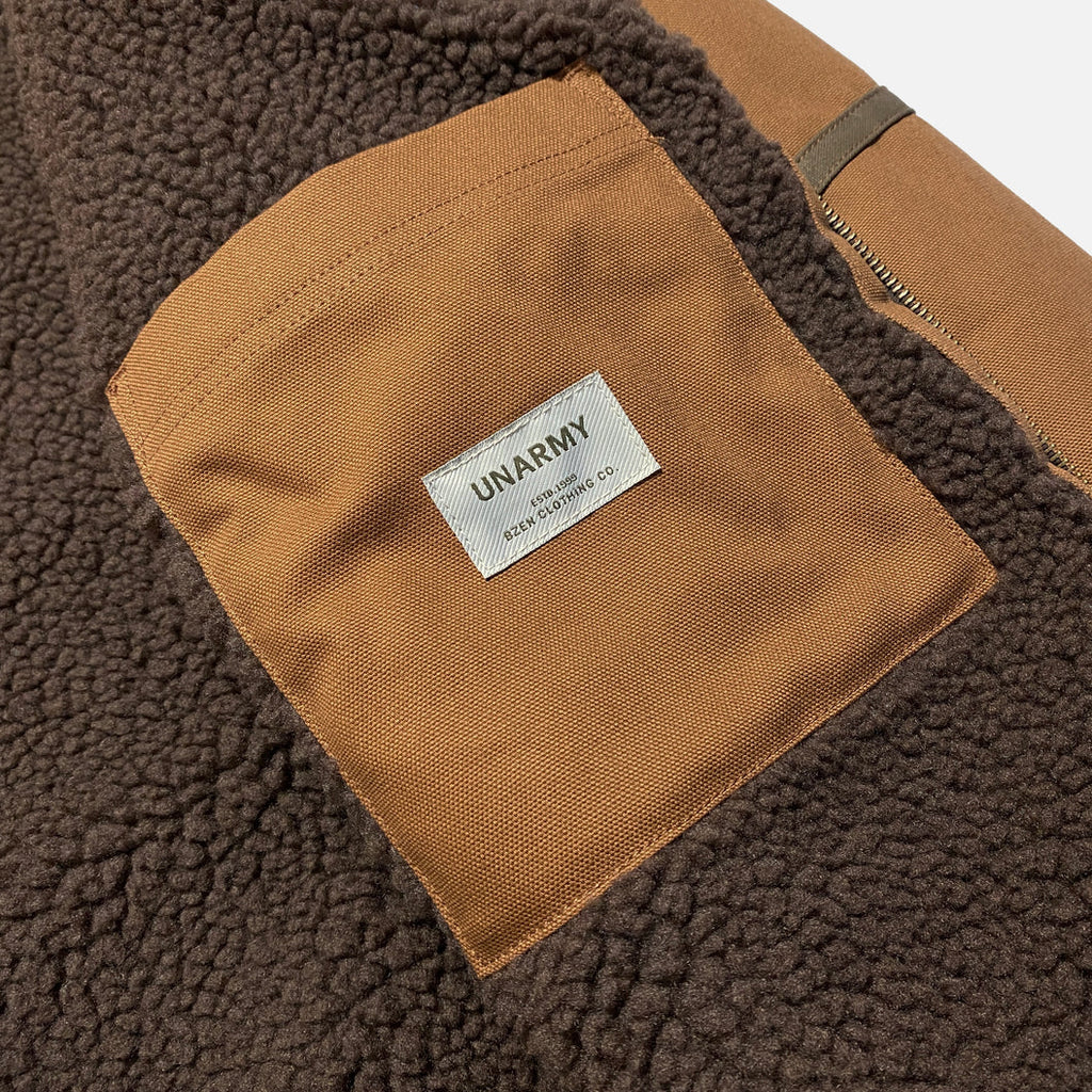 BZEN M.3054 GENGHIS-CR REGULAR FIT RAF WW2 INSPIRED AVIATOR FLYING GRIZZLY RUST CANVAS JACKET-12OZ-E0 RUST