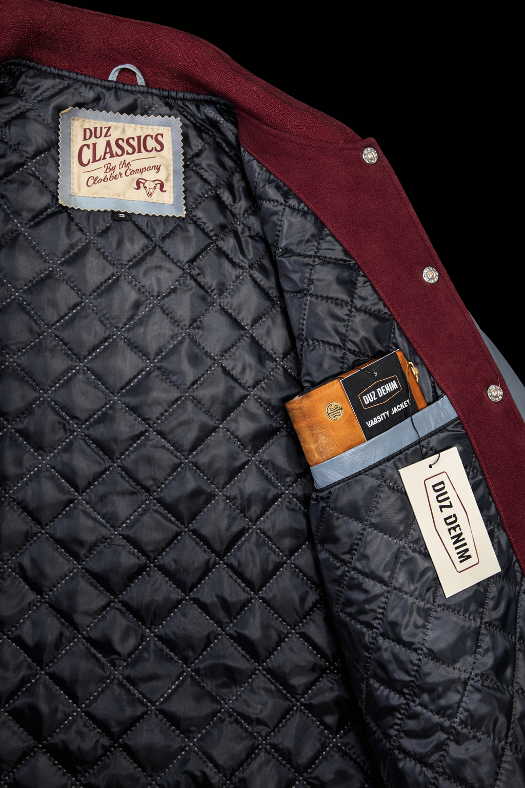 DUZ DENIM-"DUZ SQUAD"-VARSITY JACKET