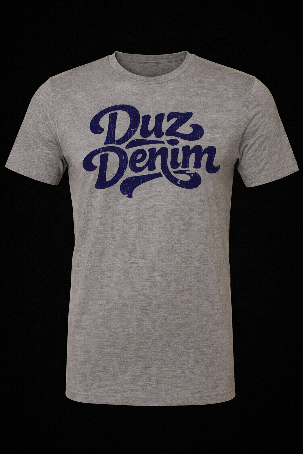 DUZ DENIM-HEATHER SHORT SLEEVE TEE-DEEP HEATHER