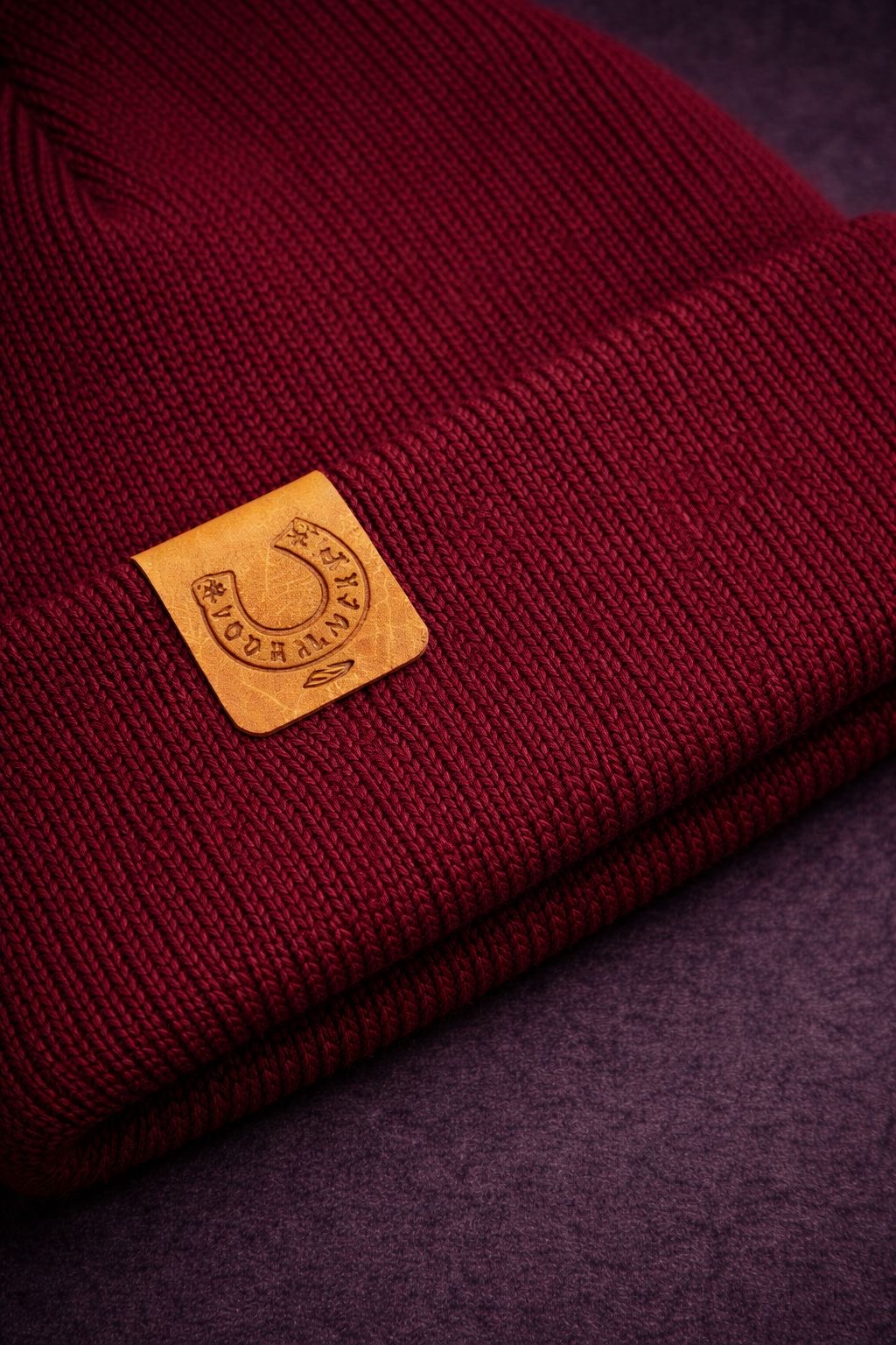 DUZ DENIM-"DUZ LUCKY"-TWO-TONE PULL-ON BEANIE