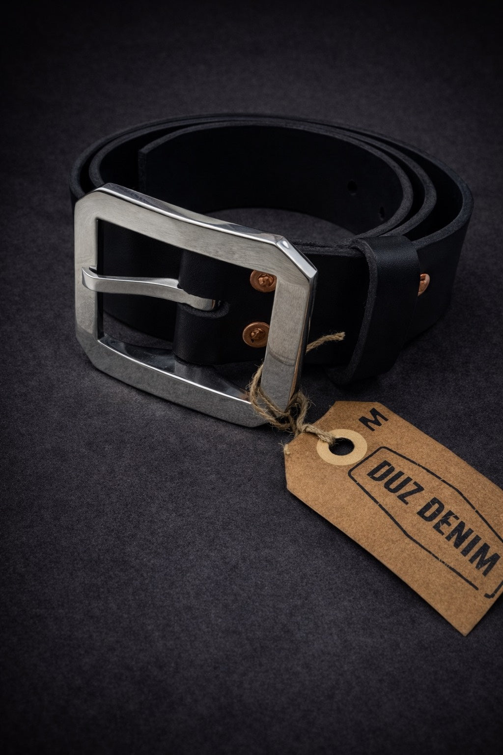 DUZ DENIM-"THE BUCK" LIFELONG BELT