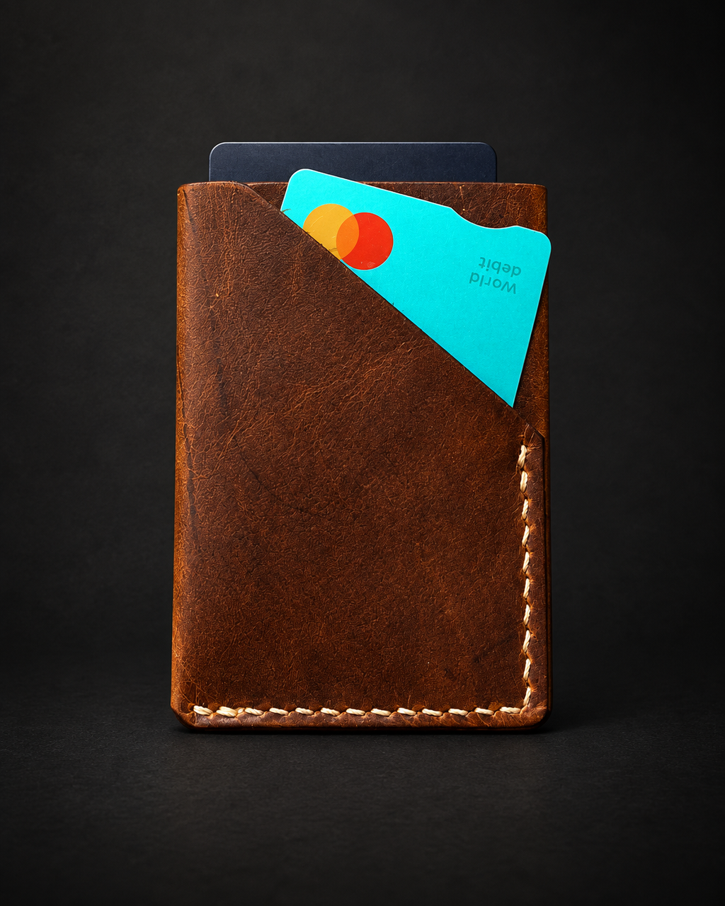 Duz Denim "DuzJam Supply Co." Card Holder (Tan)