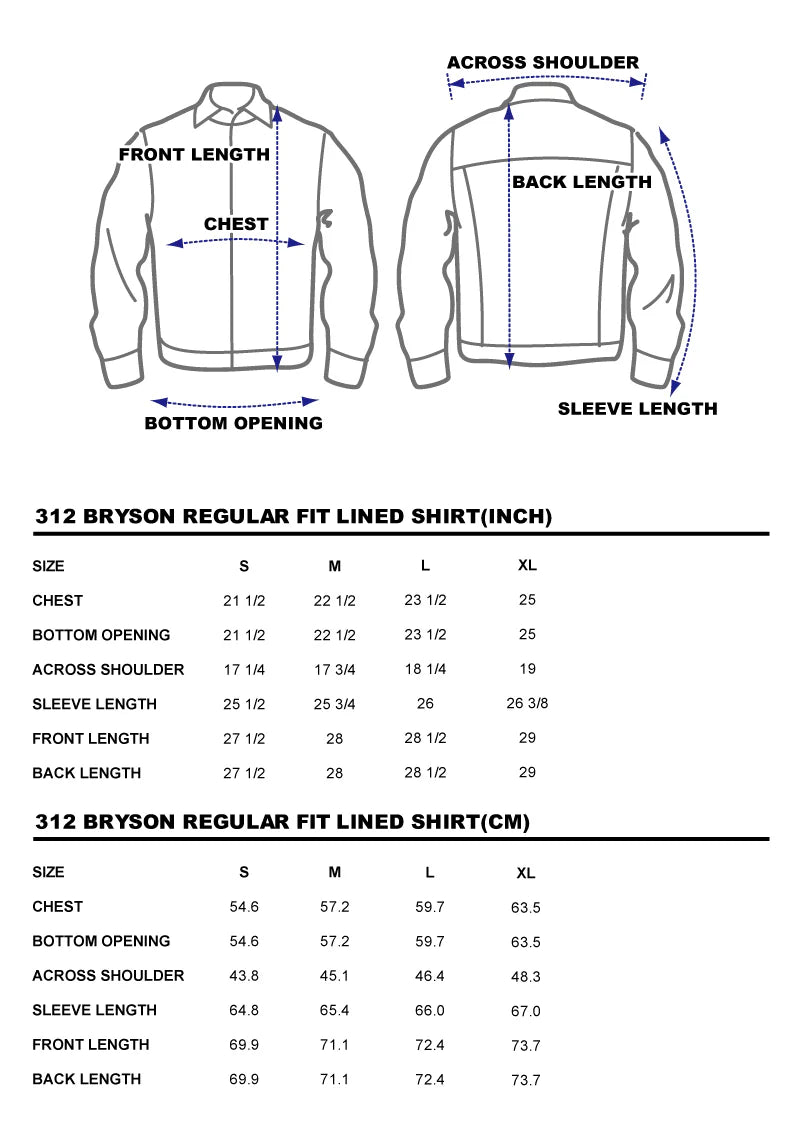 DDL 312-BRYSON REGULAR FIT SHERPA LINED CHECK SHIRT