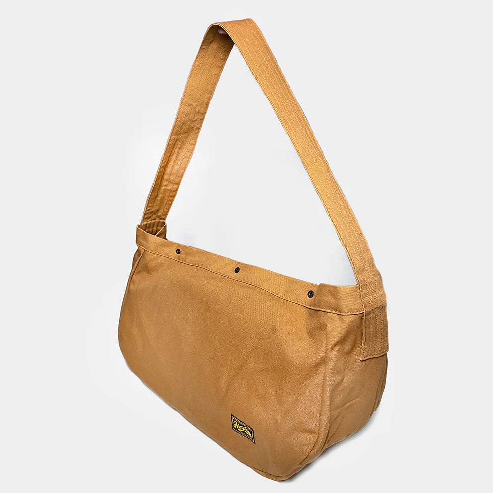 BZEN PMB22-14R CANVAS MAIL MAN BAG-12OZ-RUST