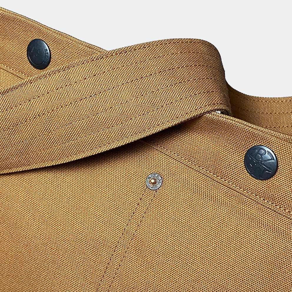 BZEN PMB22-14R CANVAS MAIL MAN BAG-12OZ-RUST