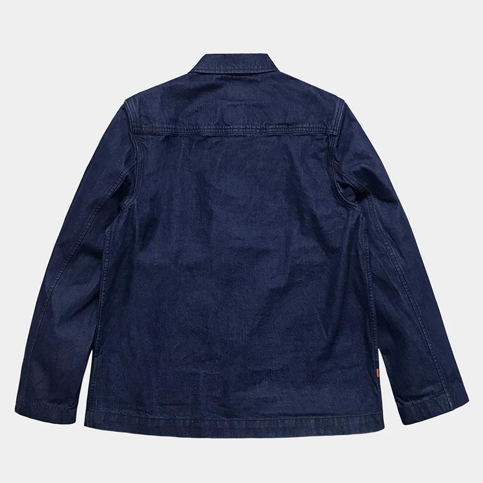BZEN M.3195-BRETON REGULAR FIT 6 POCKET DENIM JACKET-12oz-E0 RINSE INDIGO