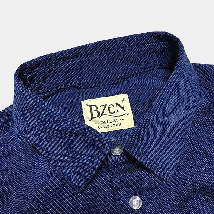 BZEN M.3388-WILSON SLIM FIT DRESS SHIRT-BLUE RING