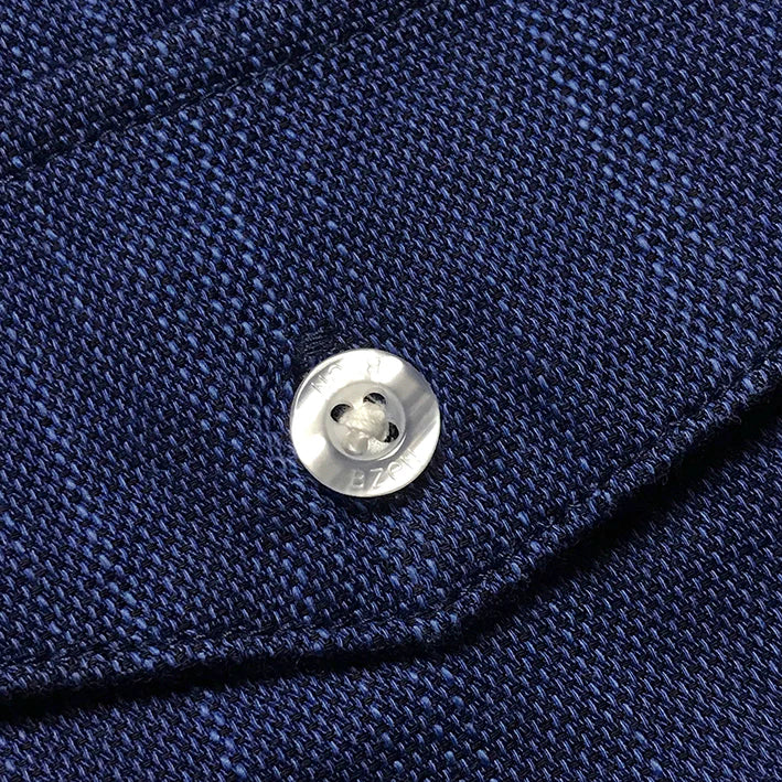 BZEN M.3388-WILSON SLIM FIT DRESS SHIRT-BLUE RING