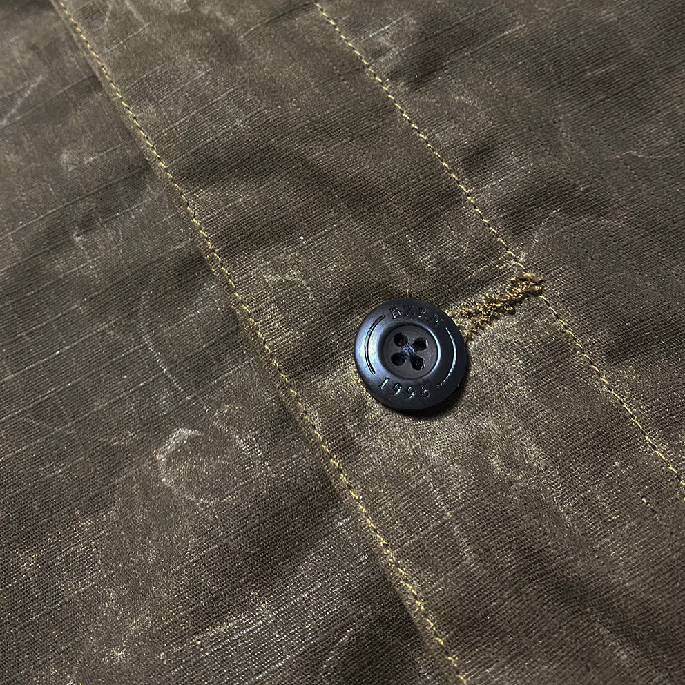 BZEN M.3139RR MAVERICK2-WXT REGULAR FIT 4 POCKET LINED WAXED RIP STOP JACKET-6OZ-WAX TAUPE