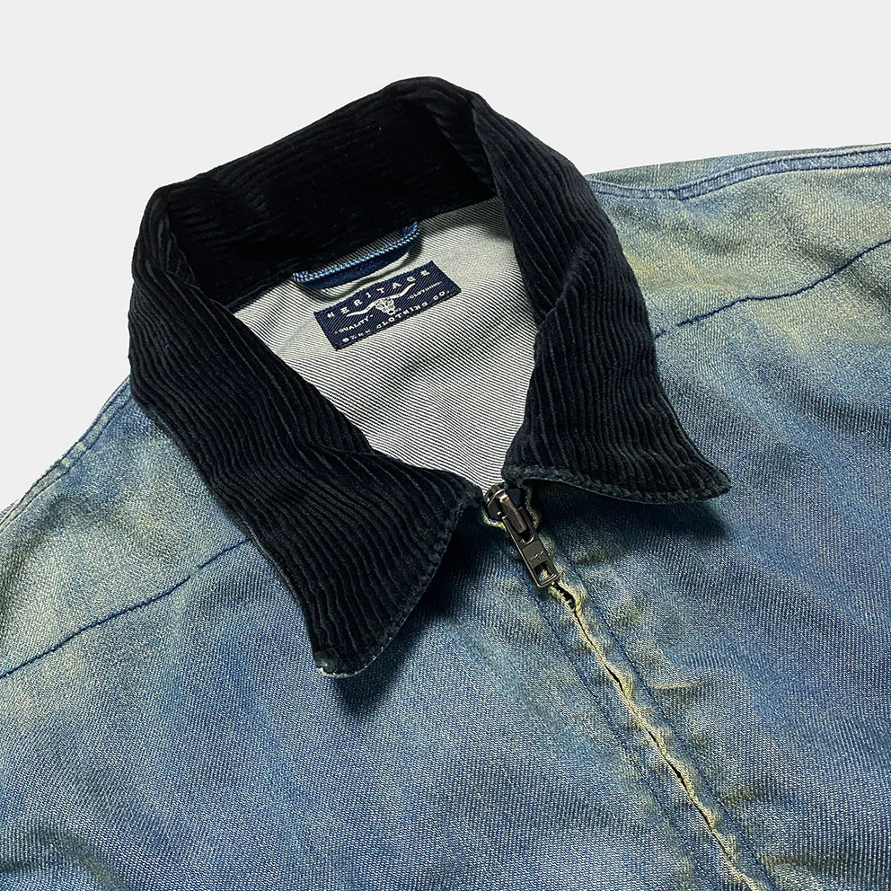 Bzen M.3315 Maverick UL Regular Fit Unlined Denim Jacket 11.5oz (Mid Vintage)