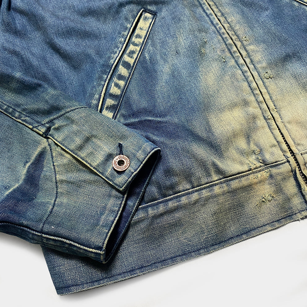 Bzen M.3315 Maverick UL Regular Fit Unlined Denim Jacket 11.5oz (Mid Vintage)