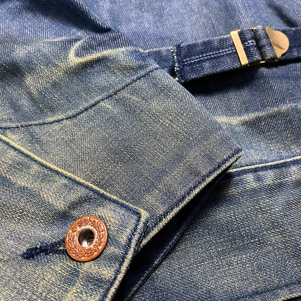 Bzen M.3315 Maverick UL Regular Fit Unlined Denim Jacket 11.5oz (Mid Vintage)