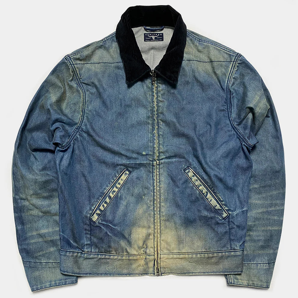 Bzen M.3315 Maverick UL Regular Fit Unlined Denim Jacket 11.5oz (Mid Vintage)