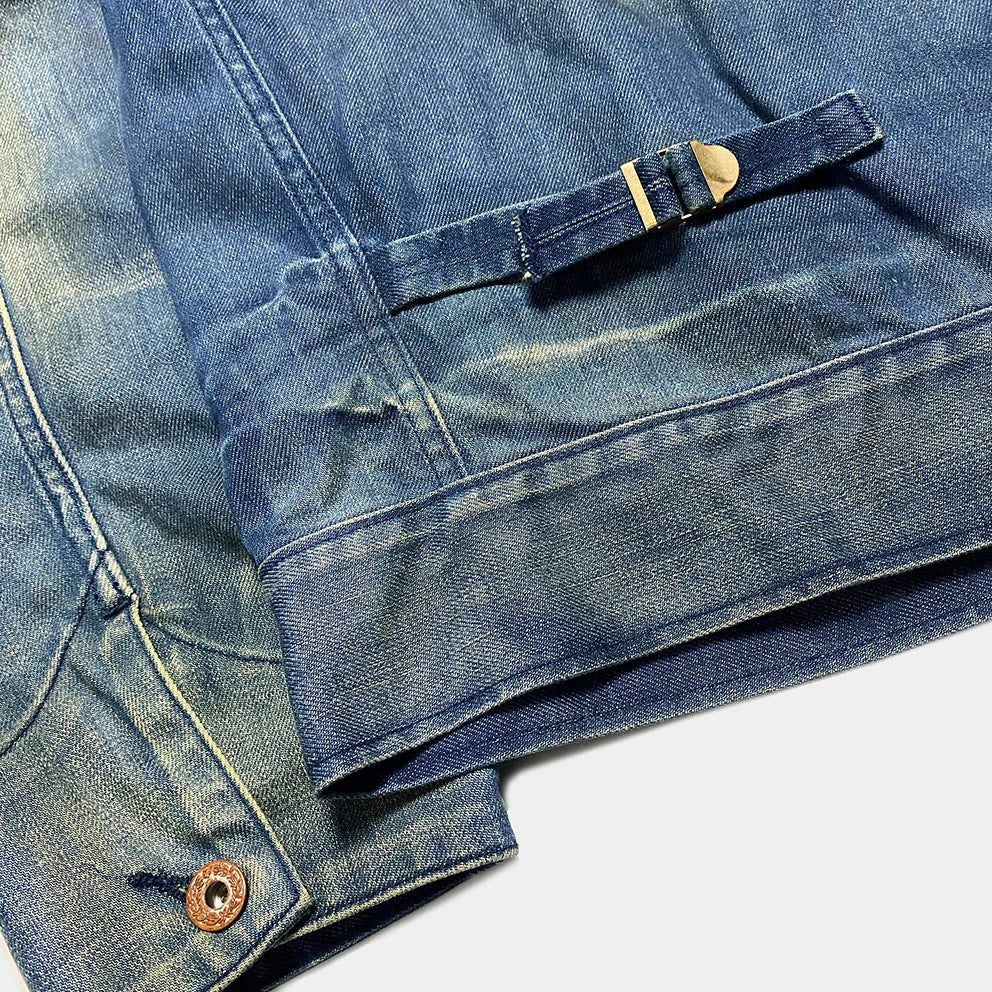 Bzen M.3315 Maverick UL Regular Fit Unlined Denim Jacket 11.5oz (Mid Vintage)