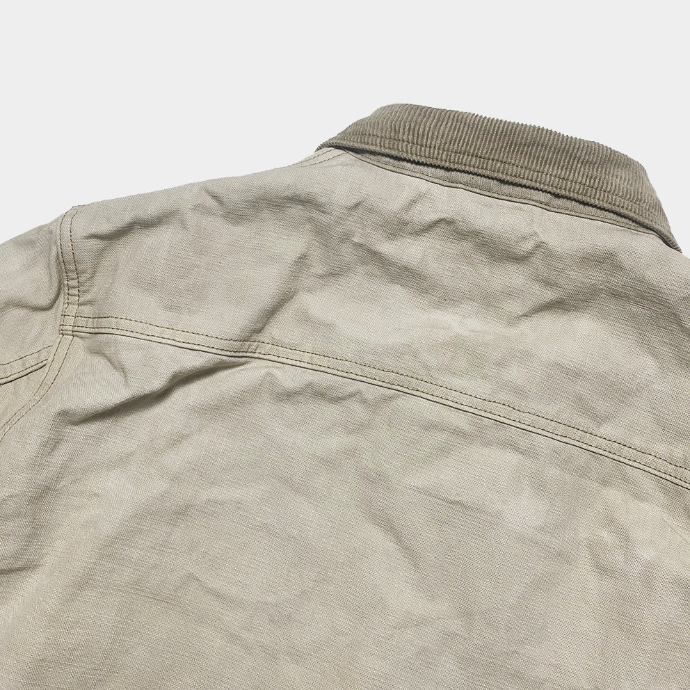 Bzen M.3315 Maverick4 CS Regular Fit Zip Up 4 Pocket Veggie Dyed Canvas Jacket 12.5oz E0 (Sand)