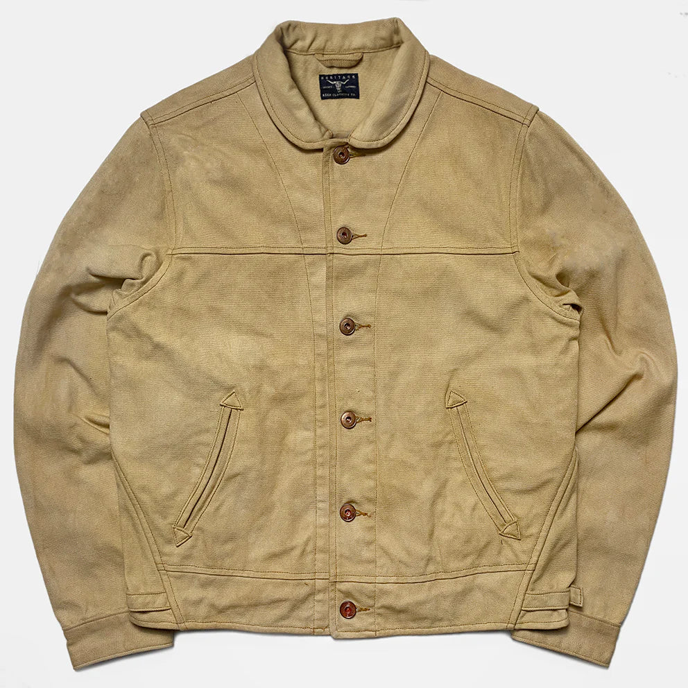 BZEN M.3139-DESPERADO REGULAR 2 POCKET CANVAS JACKET-12oz-E0 ANTIQUE BRONZE