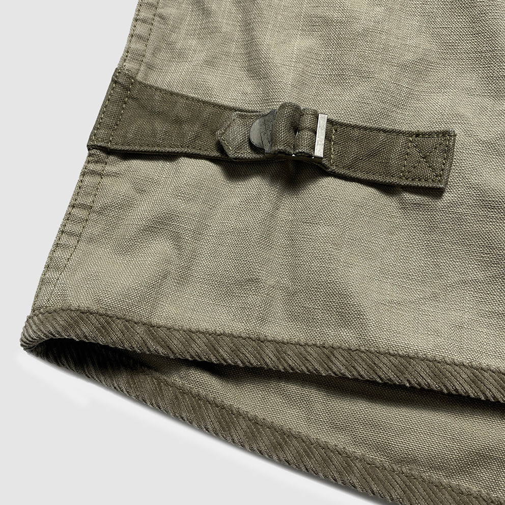 BZEN M.3203R SILAS4-CS REGULAR FIT 4 POCKET VEGGIE DYED CANVAS VEST-12.5OZ-E0 SAND