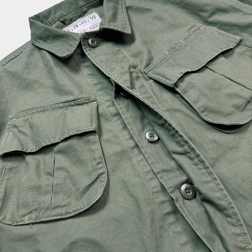 Bzen M.3006 JCJ 8CAG Regular Fit Canvas Combat Jacket 8oz E0 Army Green