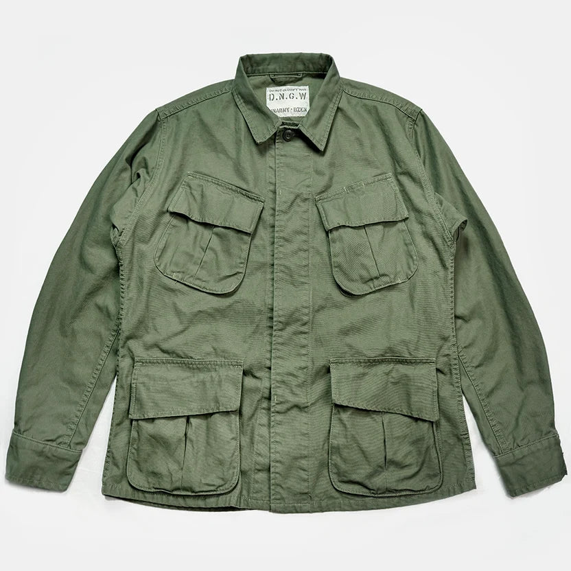 Bzen M.3006 JCJ 8CAG Regular Fit Canvas Combat Jacket 8oz E0 Army Green
