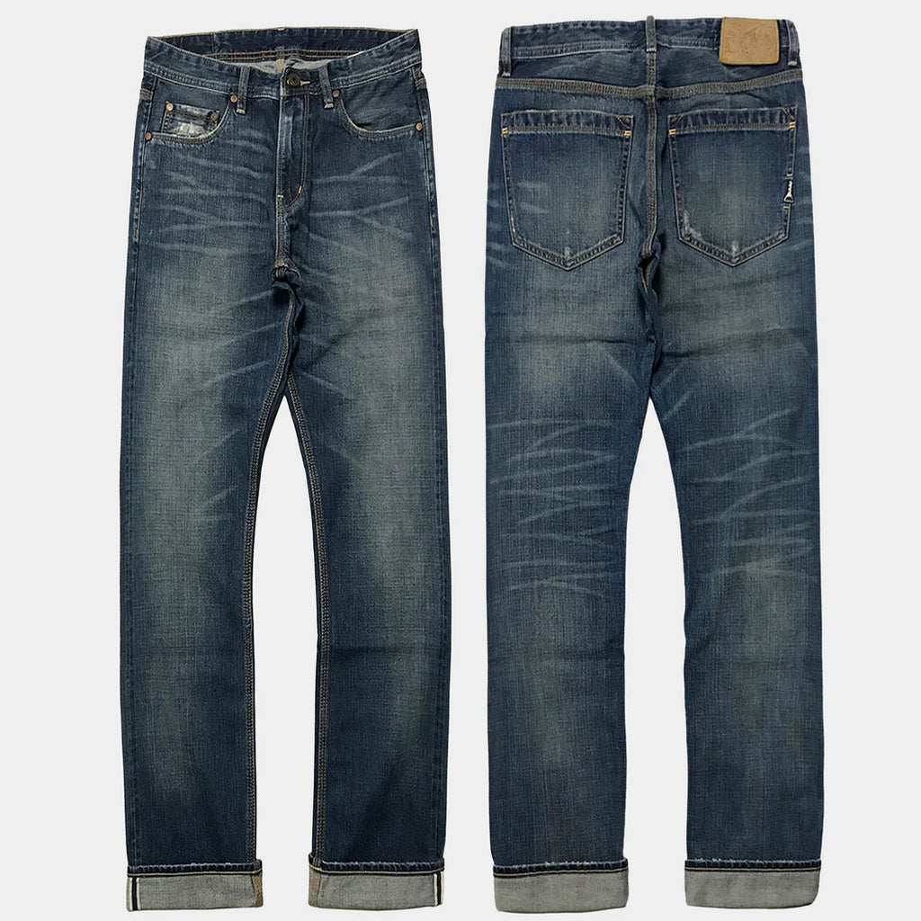 DDL 515-BRADY SLIM FIT STRAIGHT CONE MILLS WHITE OAKS-12.25oz SELVEDGE- L3