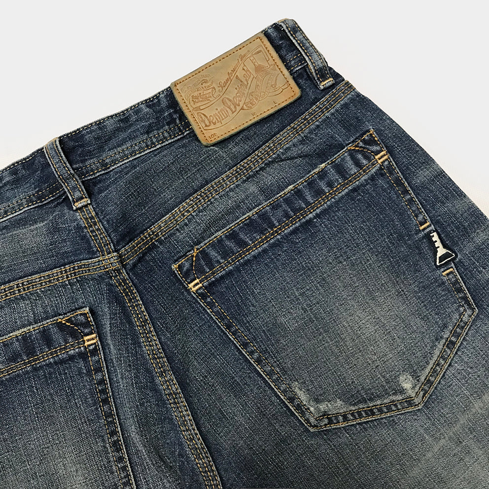 DDL 515-BRADY SLIM FIT STRAIGHT CONE MILLS WHITE OAKS-12.25oz SELVEDGE- L3