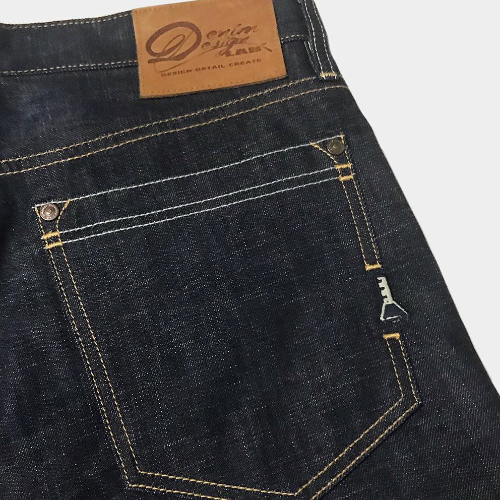 DDL 519-DAVID VINTAGE FIT STRAIGHT CONE MILLS WHITE OAKS-12.25oz RAW SELVEDGE- PURE INDIGO