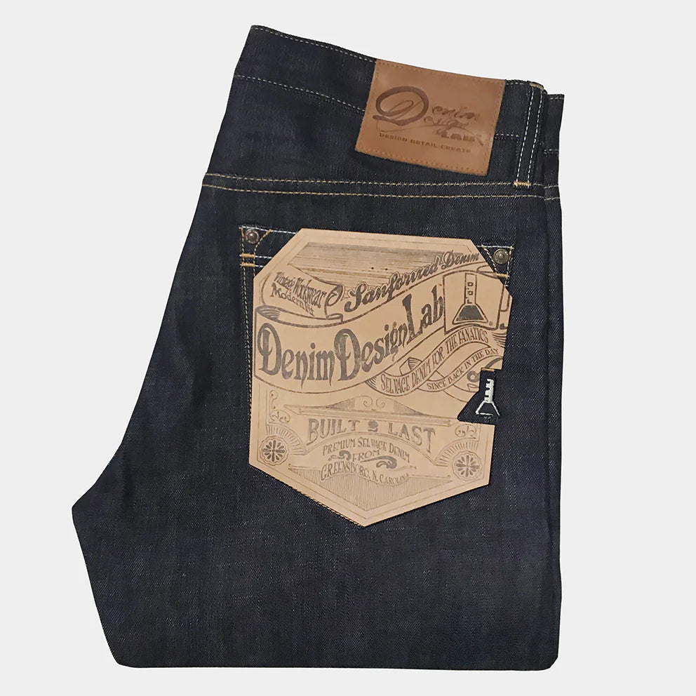 DDL 519-DAVID VINTAGE FIT STRAIGHT CONE MILLS WHITE OAKS-12.25oz RAW SELVEDGE- PURE INDIGO