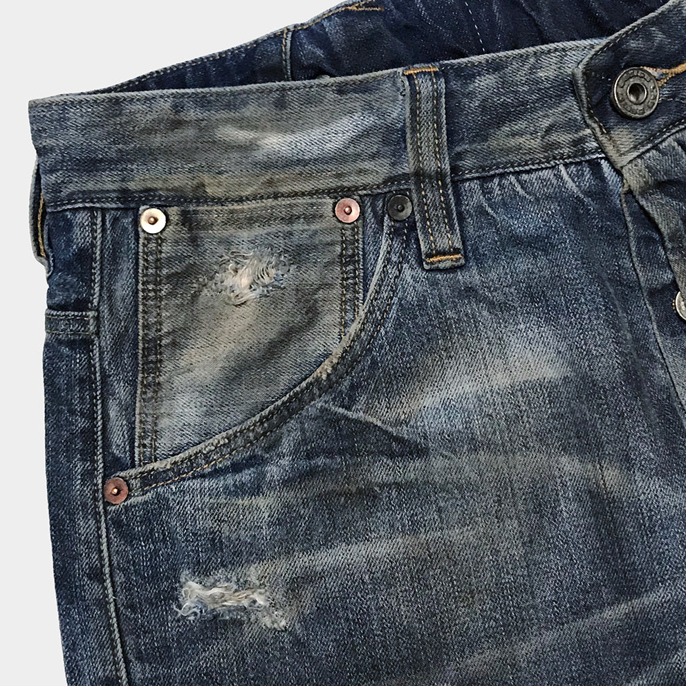 DDL 525-BLAKE SLIM FIT STRAIGHT CONE MILLS WHITE OAKS-12oz SELVEDGE- 1879