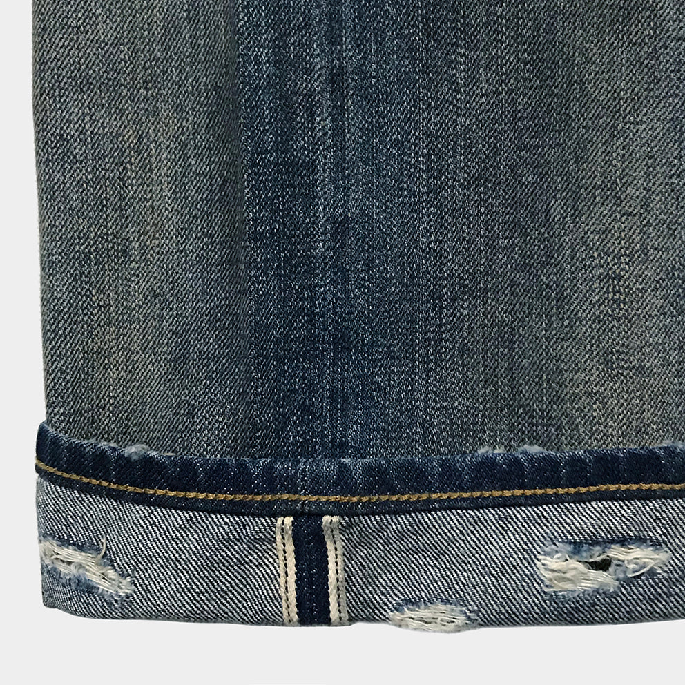 DDL 525-BLAKE SLIM FIT STRAIGHT CONE MILLS WHITE OAKS-12oz SELVEDGE- 1879