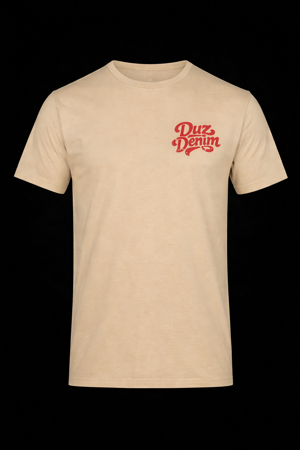 DUZ DENIM-"HELL RAISING" TEE-DUSTY WHITE