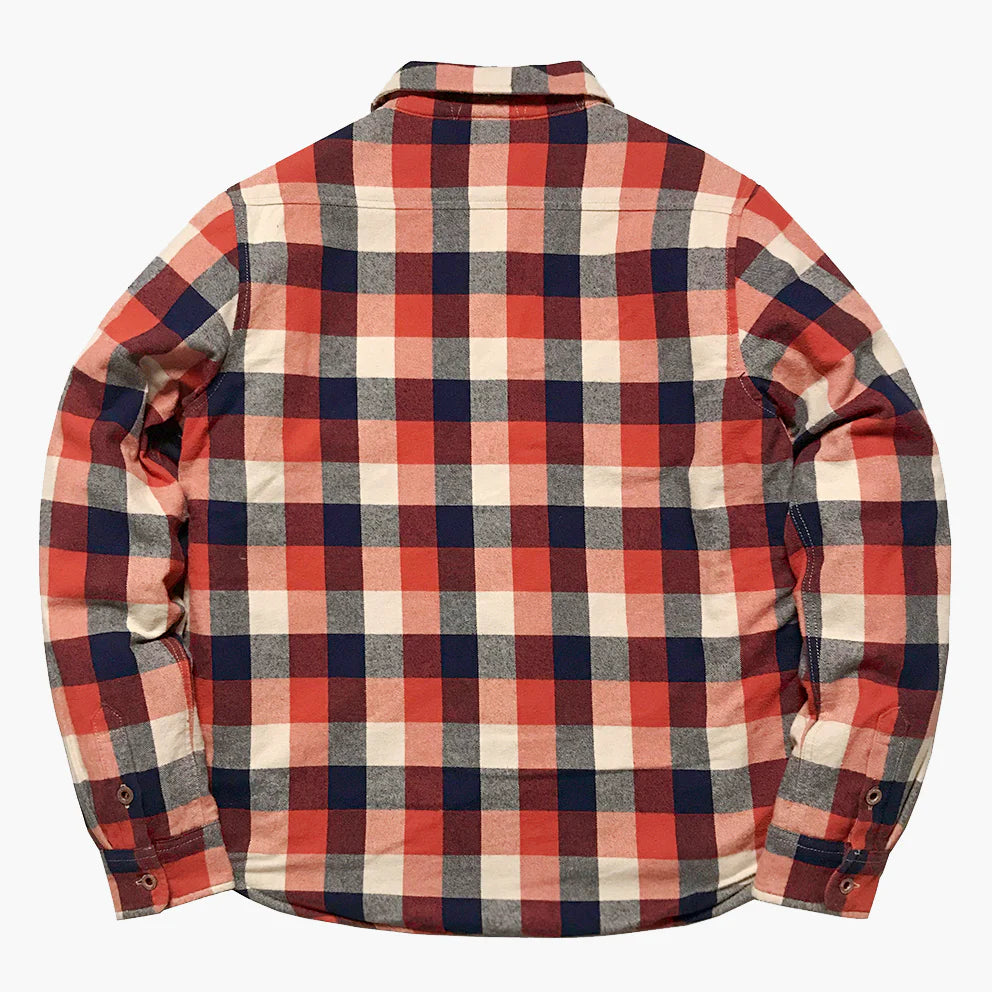 DDL 312-BRYSON REGULAR FIT SHERPA LINED CHECK SHIRT