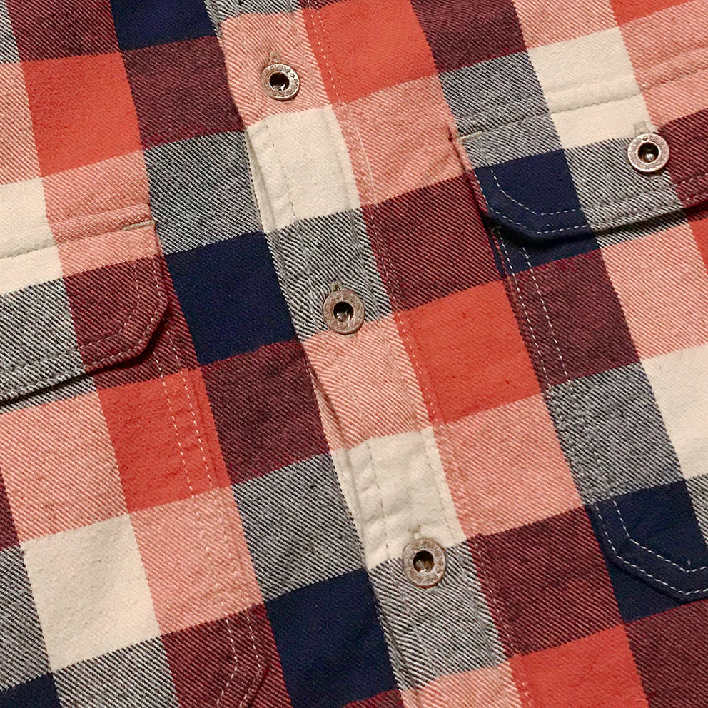 DDL 312-BRYSON REGULAR FIT SHERPA LINED CHECK SHIRT