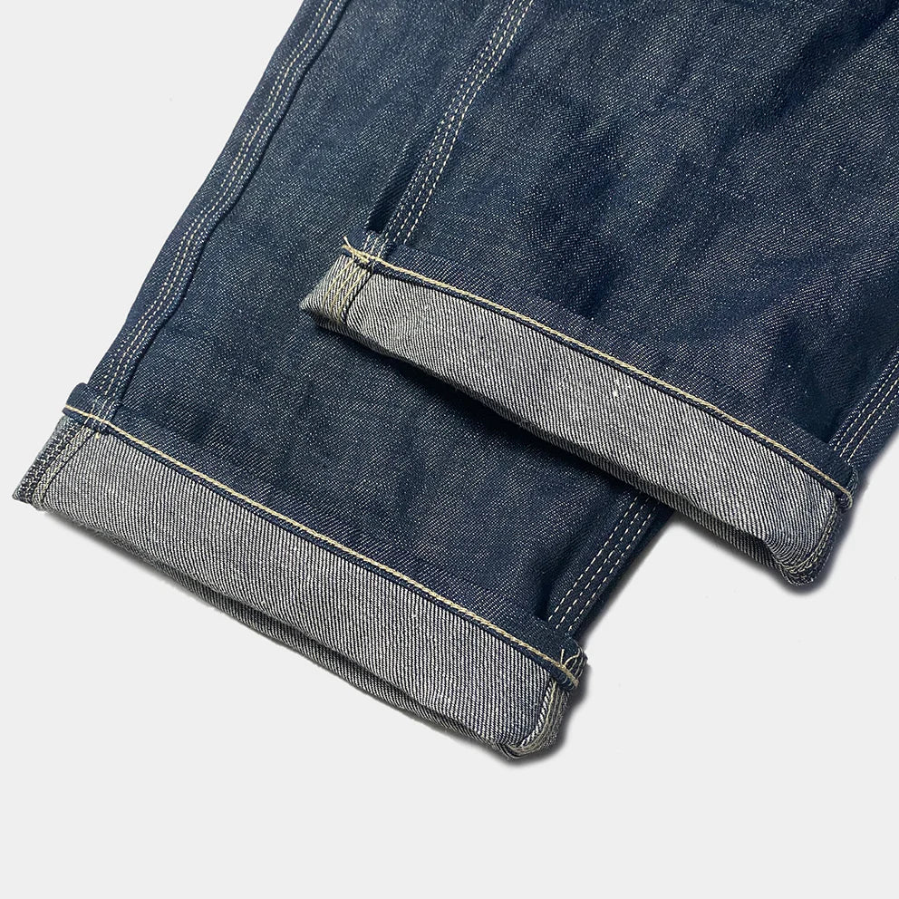 DDL 513S H17-LUCKY-HC RELAX STRAIGHT HORSESHOE INSPIRED 6 POCKET BUCKLE BACK HEMP COTTON JEAN-11.5OZ-HRH INDIGO