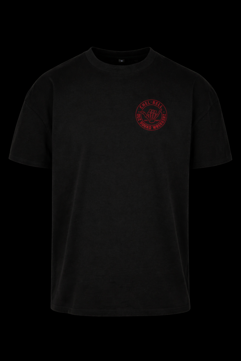 ***PRE-ORDER*** DUZ DENIM X CLOBBER CALM-"DUZ SQUAD WREKKERZ" TEE-BLACK
