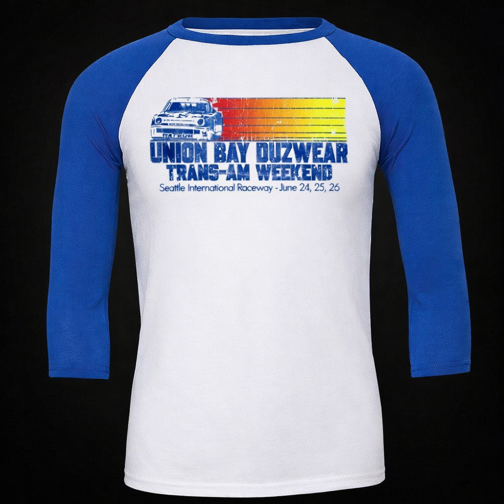 DUZ DENIM-"UNION BAY" BASEBALL TEE-BLUE/WHITE