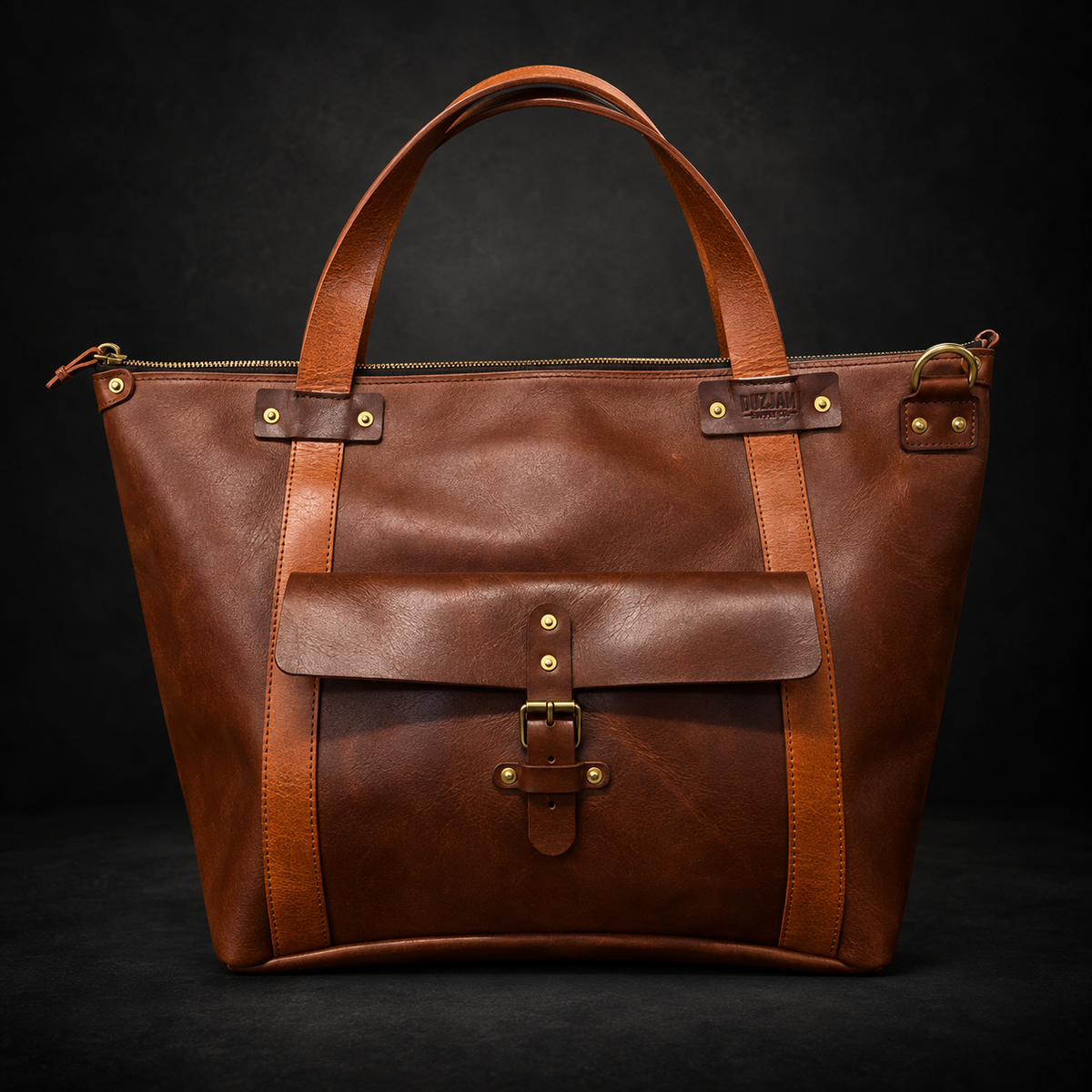 Duz Denim ***PRE-ORDER*** "DuzJam Supply Co." Weekend Holdall (Tan)