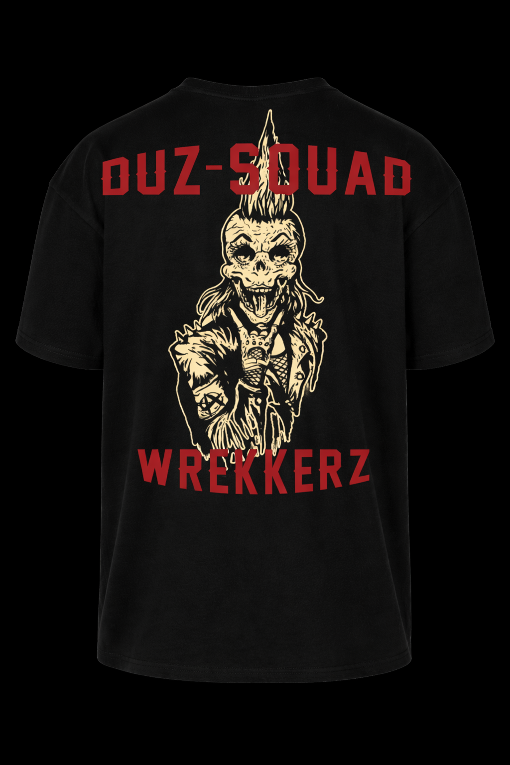 ***PRE-ORDER*** DUZ DENIM X CLOBBER CALM-"DUZ SQUAD WREKKERZ" TEE-BLACK