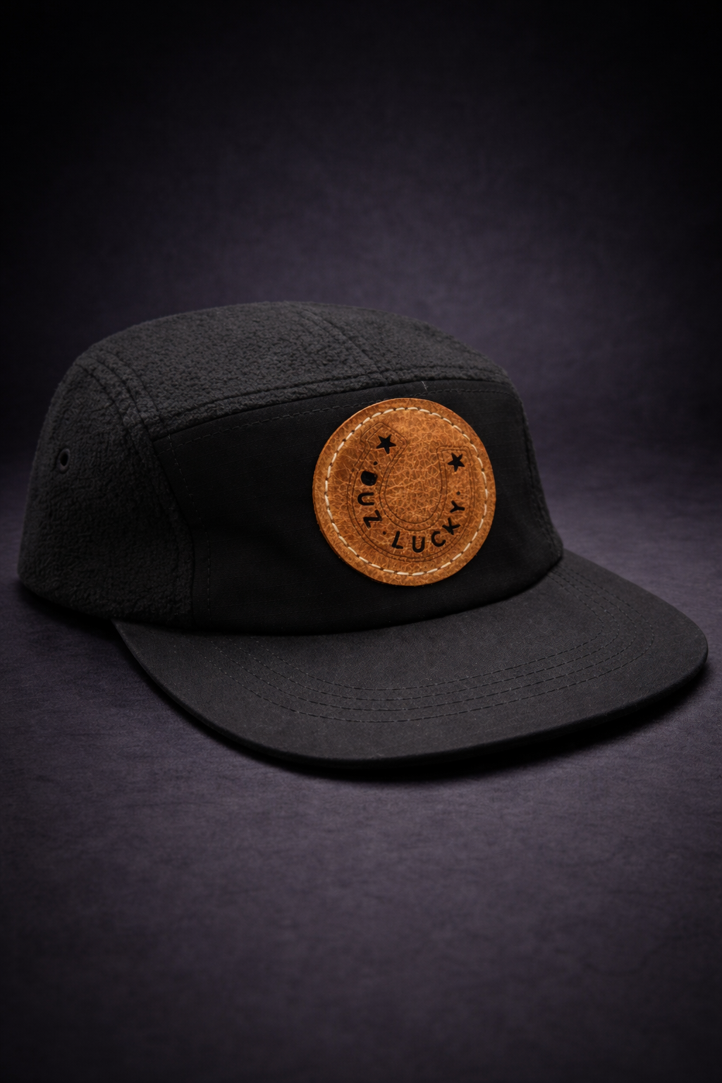 DUZ DEMIM-"DUZ LUCKY"-RECYCLED FLEECE OUTDOOR CAMPER CAP