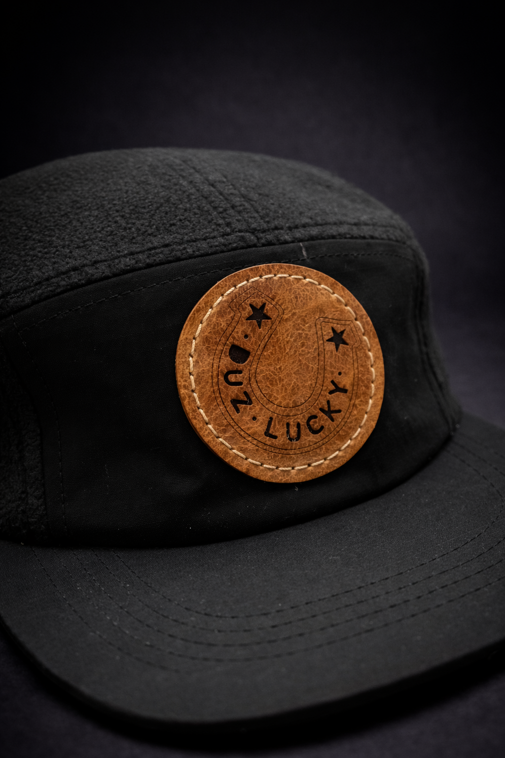 DUZ DEMIM-"DUZ LUCKY"-RECYCLED FLEECE OUTDOOR CAMPER CAP