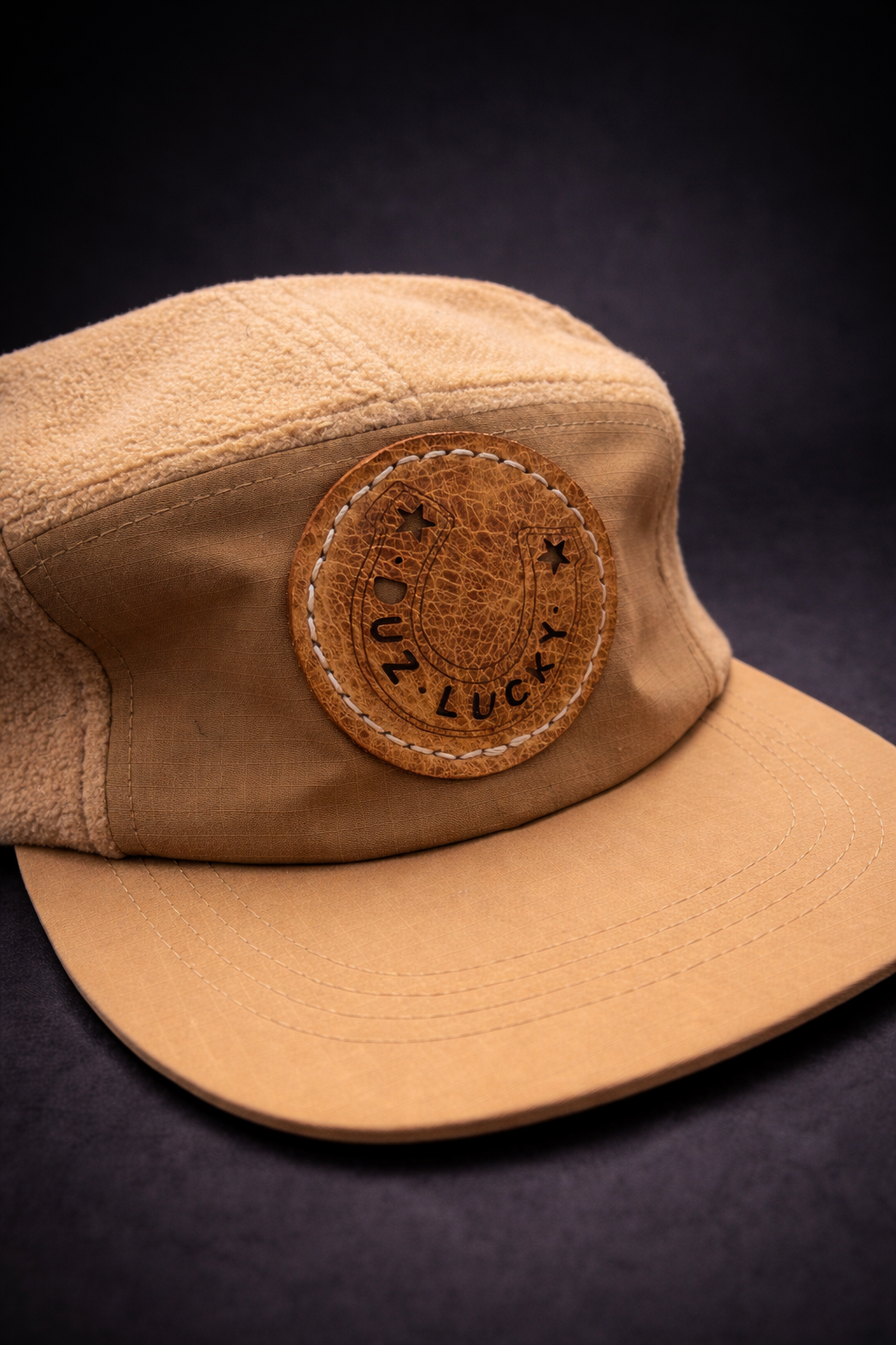 DUZ DEMIM-"DUZ LUCKY"-RECYCLED FLEECE OUTDOOR CAMPER CAP