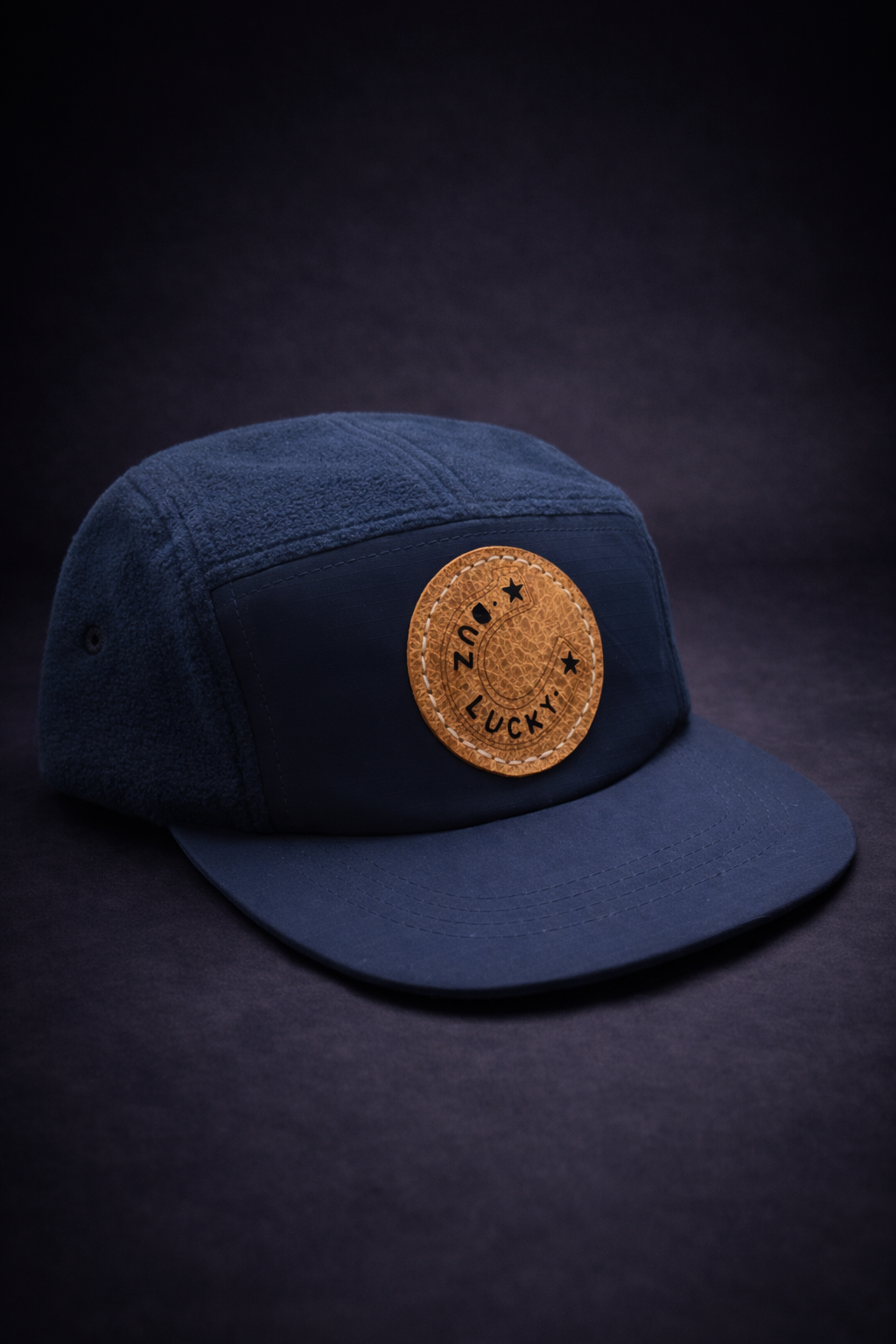 DUZ DEMIM-"DUZ LUCKY"-RECYCLED FLEECE OUTDOOR CAMPER CAP