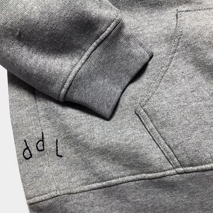 DDL 306-THE HOD3 LONG SLEEVE 3 BUTTON KANGAROO FLEECE HOODIE