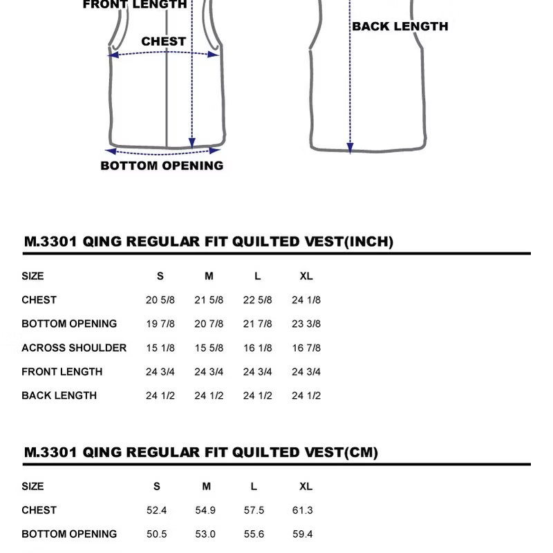 BZEN INDOCHINE - M.3301 QING REGULAR FIT 2 POCKET QUILTED DENIM VEST-8.5oz-E0 BLACK BLUE