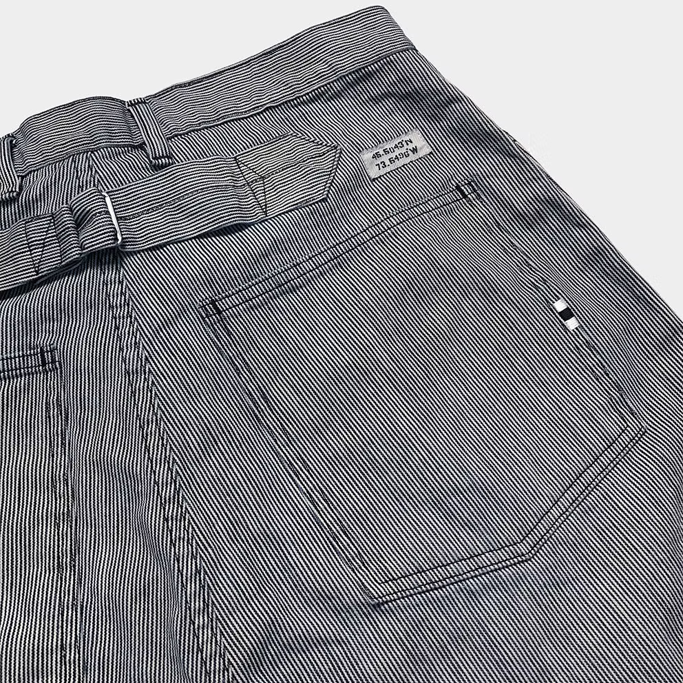 BZEN AHOY - M.1198 L30-MIDDLEMAST RELAX TAPERED NAVAL INSPIRED PANT-11.5oz-E1 TE INDIGO STRIPE