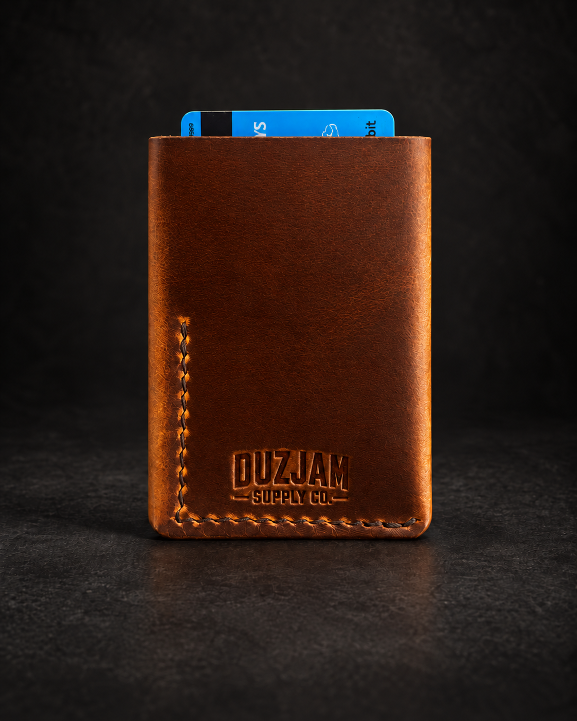 Duz Denim "DuzJam Supply Co." Card Holder (Tan)
