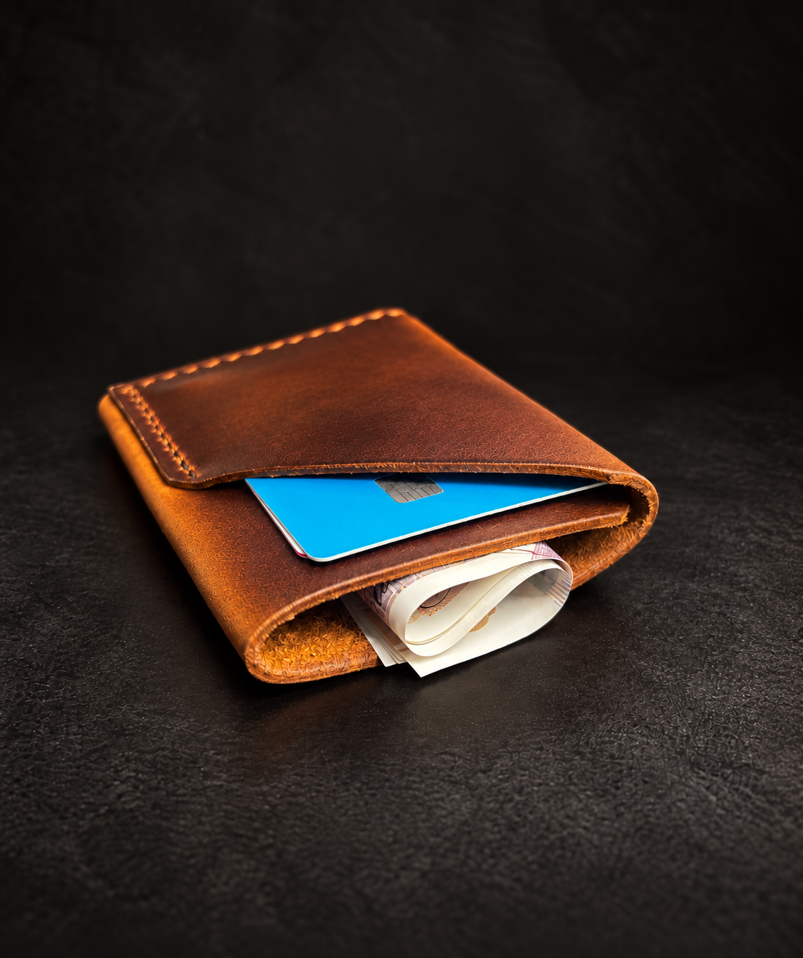 Duz Denim "DuzJam Supply Co." Card Holder (Tan)