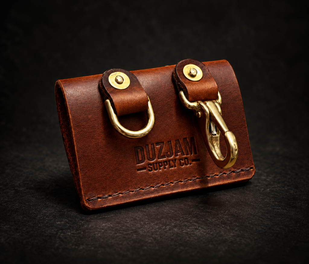 Duz Denim "Duz Jam Supply Co." Leather Belt Brother (Oiled Shoulder)
