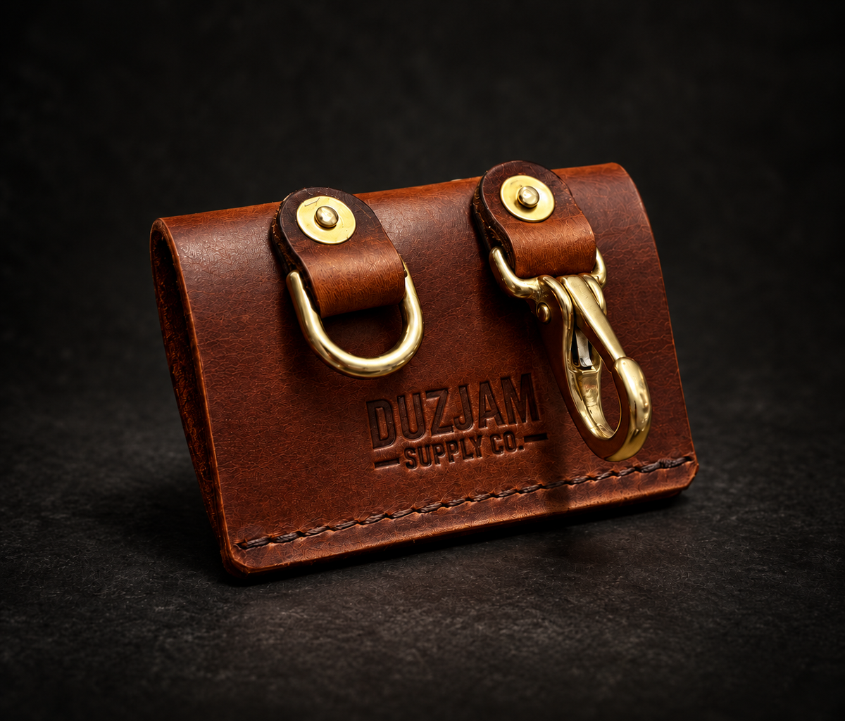 Duz Denim "Duz Jam Supply Co." Leather Belt Brother (Oiled Shoulder)