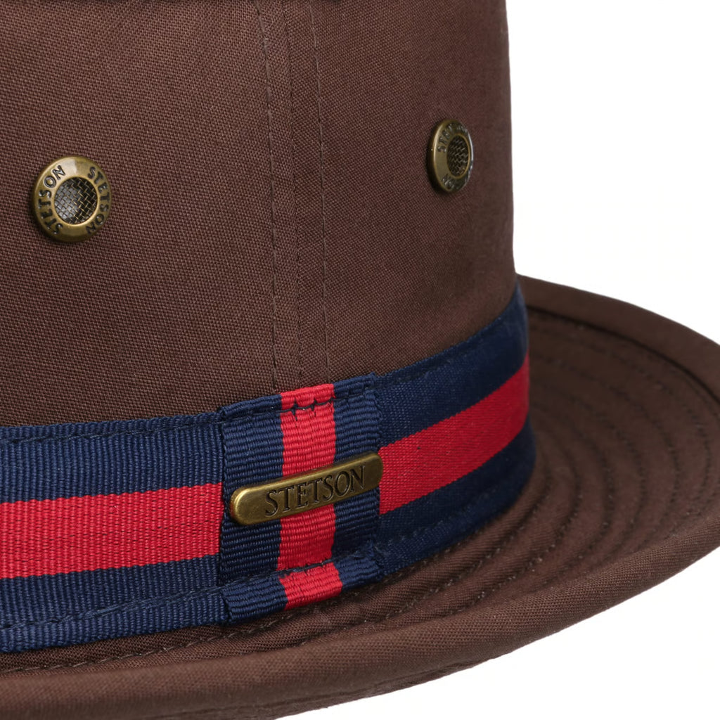 Stetson Classic Band Pork Pie Cloth Hat