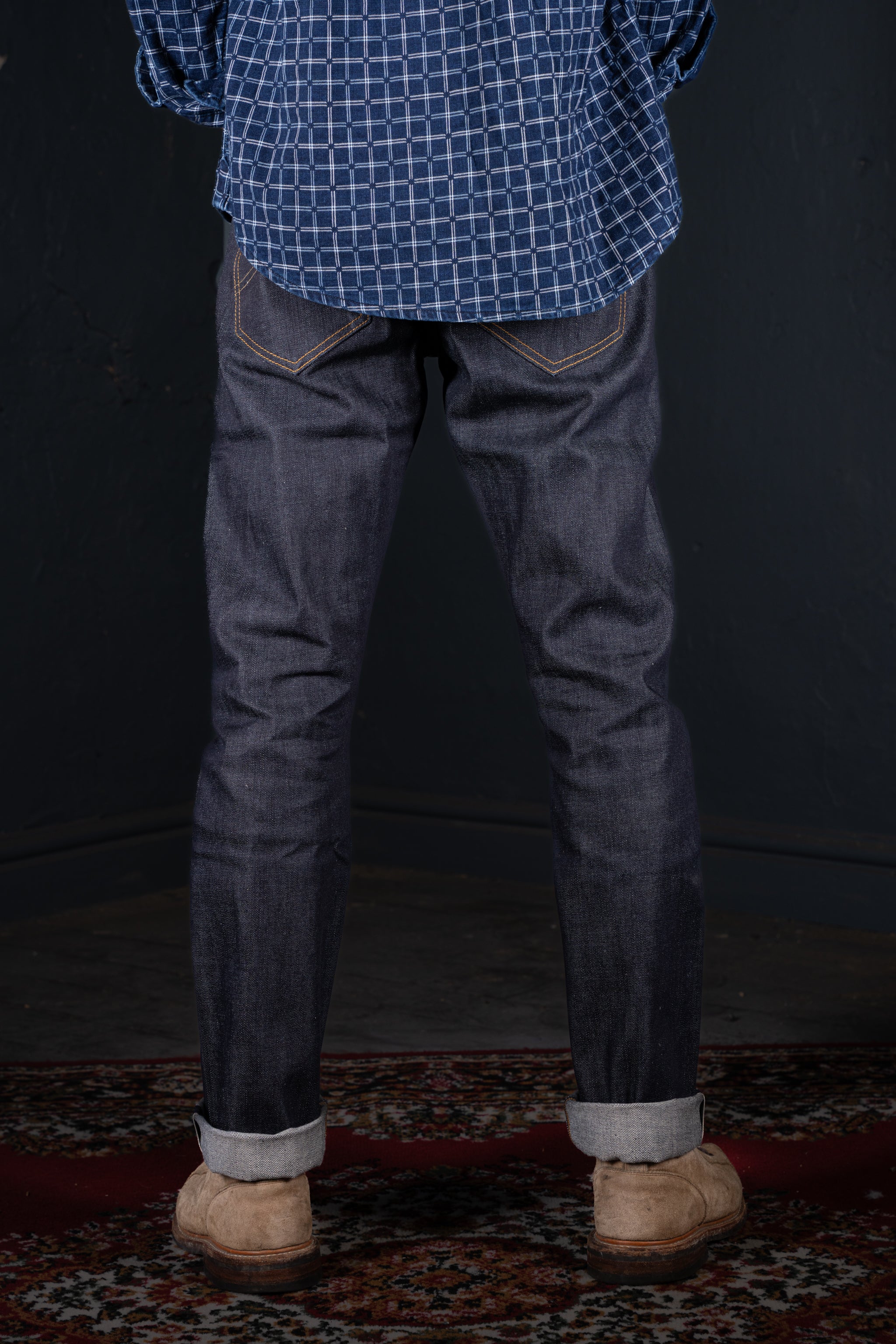 BZEN M.1258 BILLY-R29 SLIM STRAIGHT- 13.5oz- RAW SELVEDGE- INDIGO